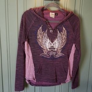 Harley Davidson hooded long sleeve pullover